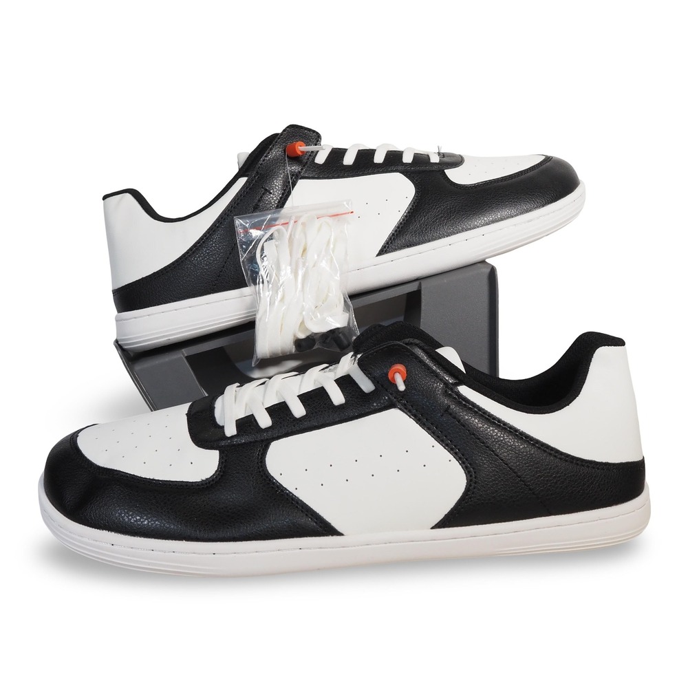 Pull Top‎ Henry Wide Toe Box Minimalist Barefoot Shoes Mens 14 White Black
